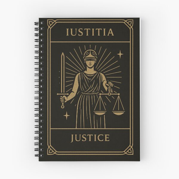 Item preview, Iustitia — Lady Justice Crest designed and sold by jgvisualarts.