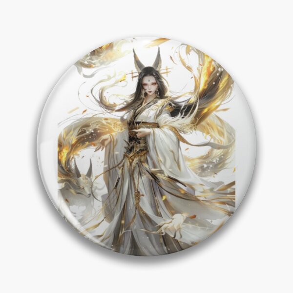 Item preview, Kitsune – The Spirit Fox Goddess designed and sold by AlexLineArt.