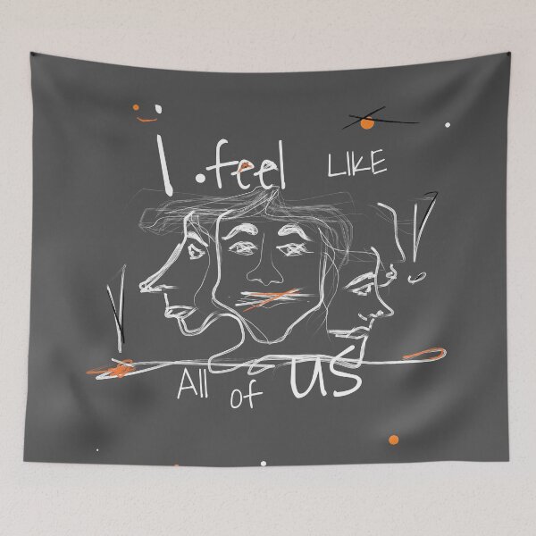 Item preview,  I Feel Like All of Us Funny Multiple Personalities Humor Design for Everyday Mood Swings designed and sold by s.waniel1.