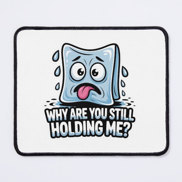 Item preview, Drooling Handkerchief – Gross Funny Cartoon Sticker designed and sold by Imaginarium of Chaos falcon88 .