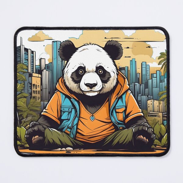 Item preview, panda in a Brazilian favela designed and sold by Karaz's Animal Kingdom.