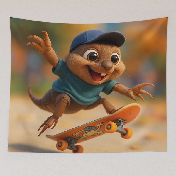 Item preview, Skater Mole Cricket designed and sold by Sillytoe.