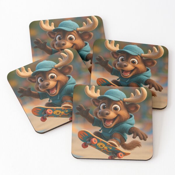 Item preview, Skater Moose designed and sold by Sillytoe.