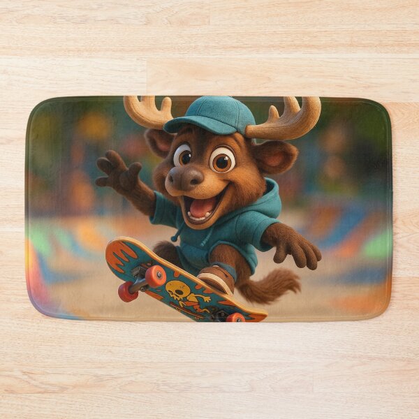 Item preview, Skater Moose designed and sold by Sillytoe.