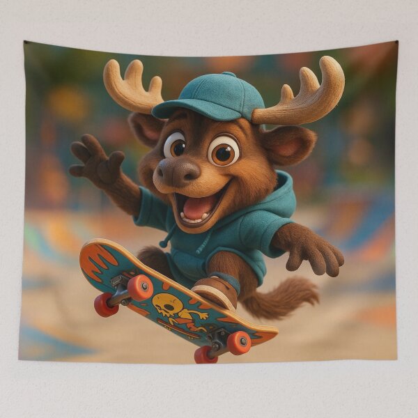 Item preview, Skater Moose designed and sold by Sillytoe.