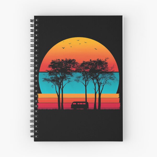 Item preview, Retro Sunset Camper Funny Gifts for Campervan Lovers designed and sold by D-Oles-Mercher.