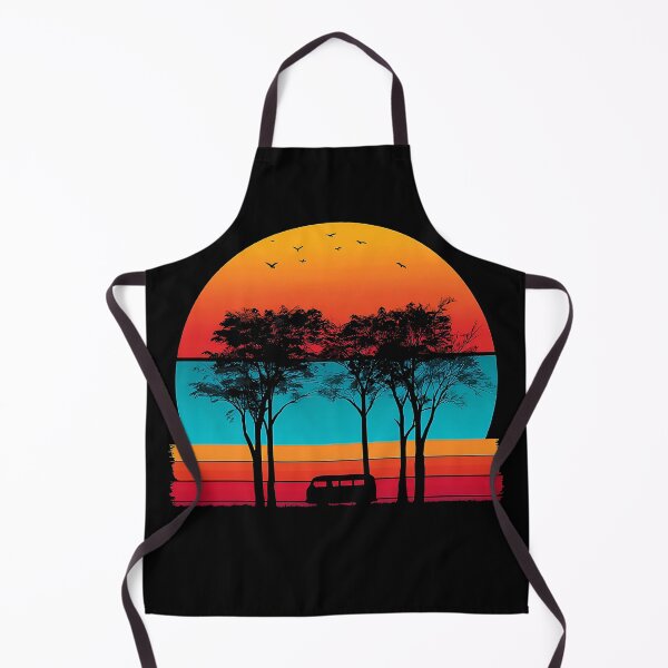 Item preview, Retro Sunset Camper Funny Gifts for Campervan Lovers designed and sold by D-Oles-Mercher.