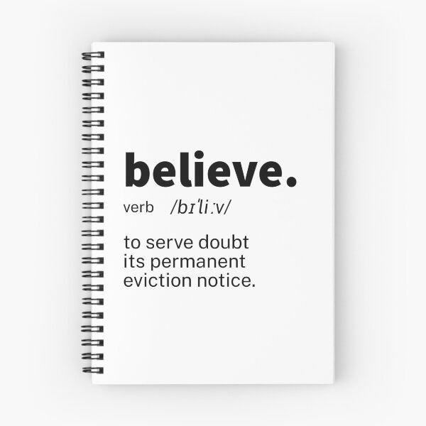Item preview, Definición de Creer Inspiradora designed and sold by IronWords.