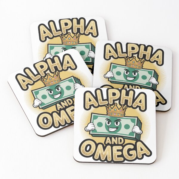 Item preview, Dollar Lord – Alpha and Omega Cartoon Sticker designed and sold by Imaginarium of Chaos falcon88 .