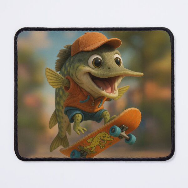 Item preview, Skater Muskellunge Fish designed and sold by Sillytoe.