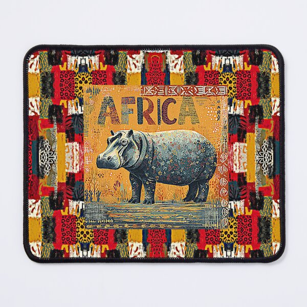 Item preview, Safari Animal Pattern Hippo designed and sold by Infopreneur1231.