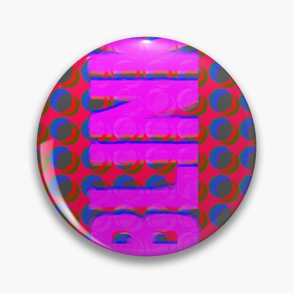 Artikelvorschau, Blink – Neon-Pattern in Magenta & Blau | Op-Art | Retro Futurism entworfen und verkauft von Steffen Remter.
