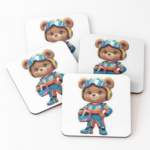Item preview, racing crew teddy designed and sold by Arty Art.