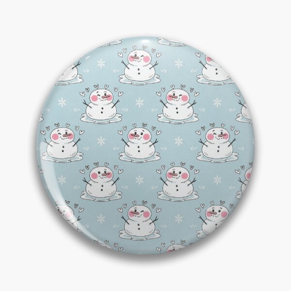 Item preview, Cute Kawaii Snowman Love designed and sold by Nin Tai.