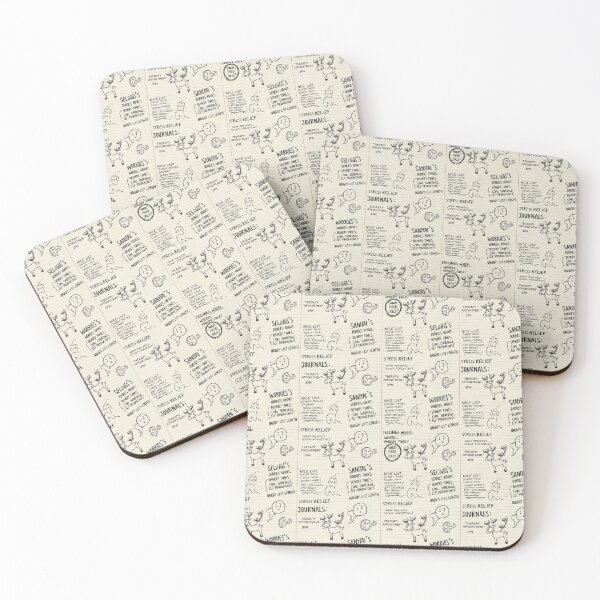 Item preview, Santa's Secret Stress Journal designed and sold by Nin Tai.