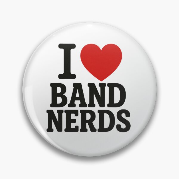 Item preview, I ❤️ Band Nerds – Funny Marching Band Lover Design designed and sold by Zippitydodads.