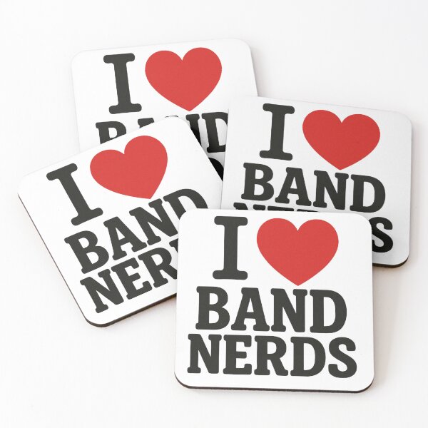 Item preview, I ❤️ Band Nerds – Funny Marching Band Lover Design designed and sold by Zippitydodads.
