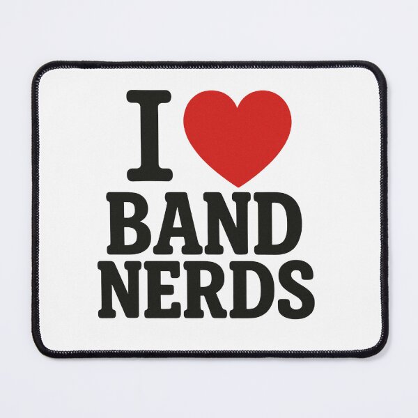 Item preview, I ❤️ Band Nerds – Funny Marching Band Lover Design designed and sold by Zippitydodads.