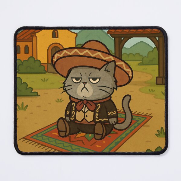 Item preview, The Silent Mariachi designed and sold by Nope Cats.