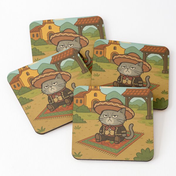 Item preview, The Silent Mariachi designed and sold by Nope Cats.