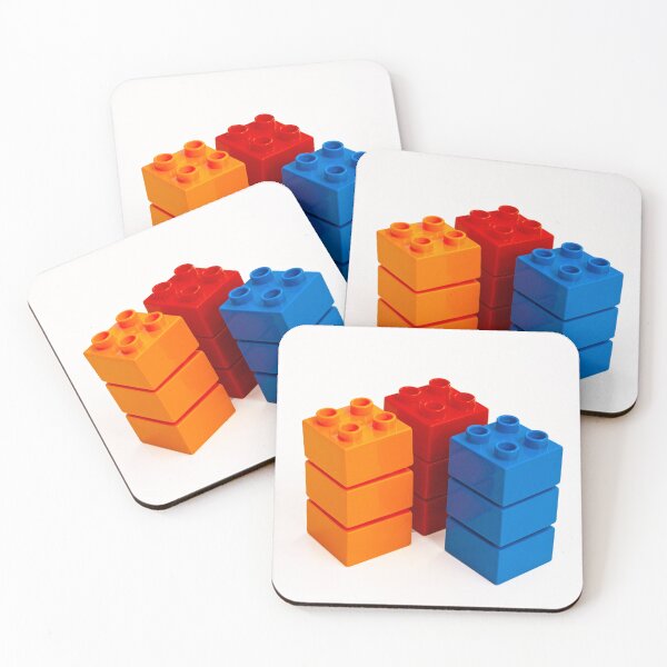 Item preview, Three Bright Stacks of Toy Blocks designed and sold by Clavivs.