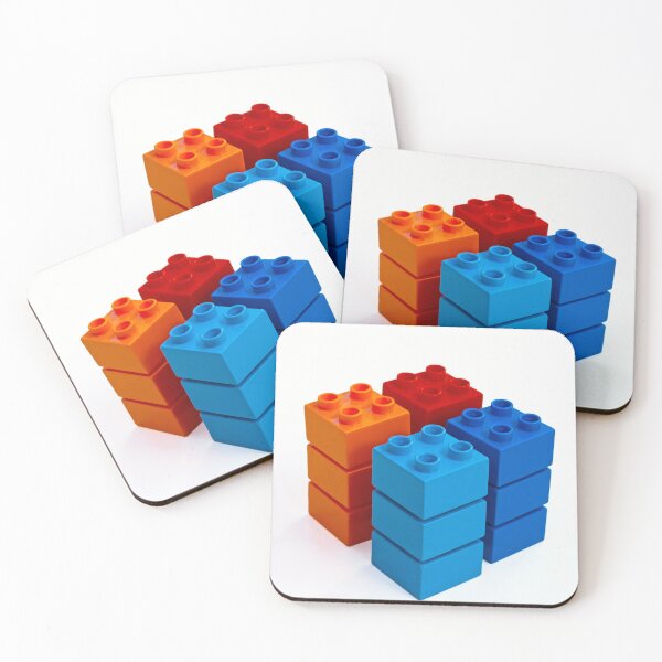 Item preview, Vibrant Building Blocks - Playful Primary Colors Art designed and sold by Clavivs.