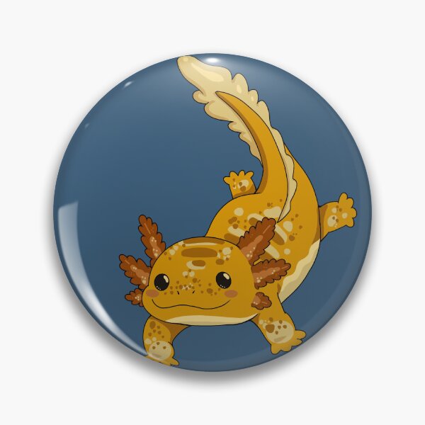 Item preview, Happy Yellow Axolotl designed and sold by LittleBitOSun.