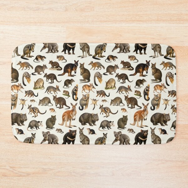 Item preview, Marsupial Animal Lover Retro Style Illustration Chart designed and sold by kakarikihill.