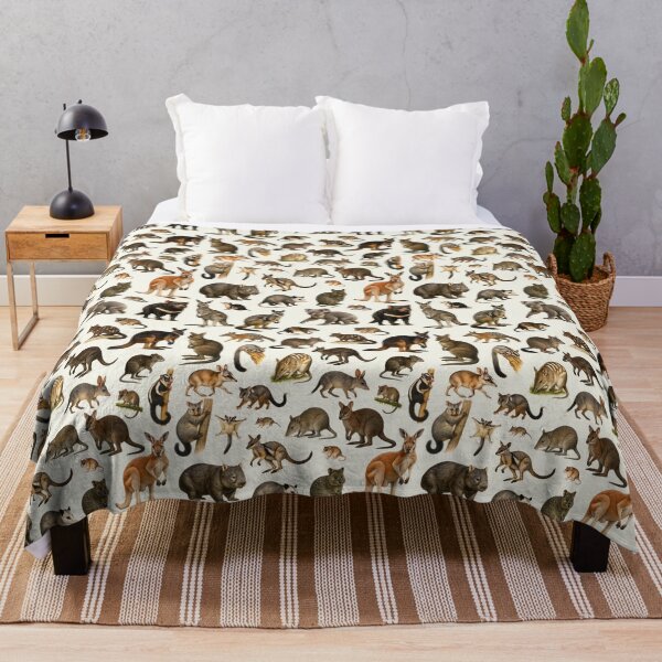 Item preview, Marsupial Animal Lover Retro Style Illustration Chart designed and sold by kakarikihill.