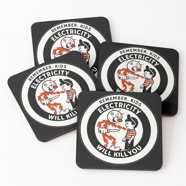 Item preview, Remember Kids – Electricity Safety Vintage Graphic designed and sold by getpressedshirt.