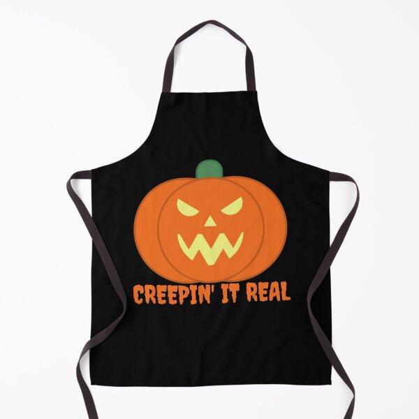 Item preview, Creepin It Real - Funny Halloween Jack O Lantern Spooky Pumpkin Pun designed and sold by Shape Snip Studio.