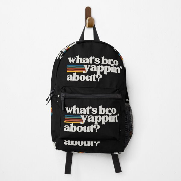 Item preview, What's Bro Yappin' About? Vintage Stripe designed and sold by Seeshellspace Designs.