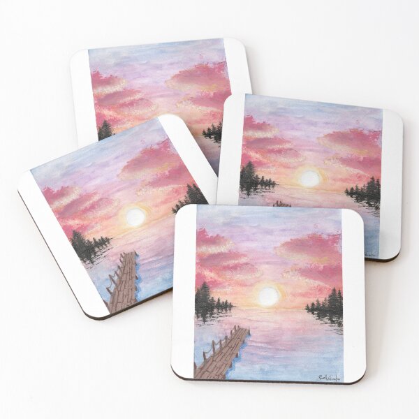 Item preview, Sunset with rosy skies designed and sold by Eleanor987.