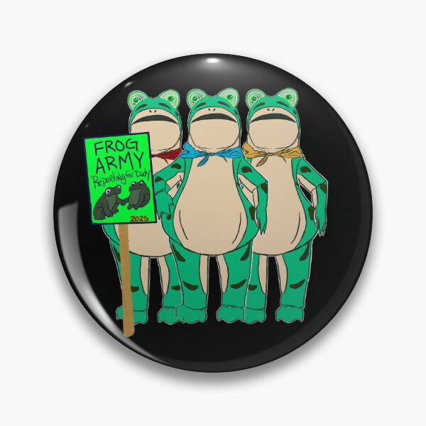 Item preview, The Portland Frog  –  Frog Army Reporting for Duty 2025  -  Resist designed and sold by aadventures.