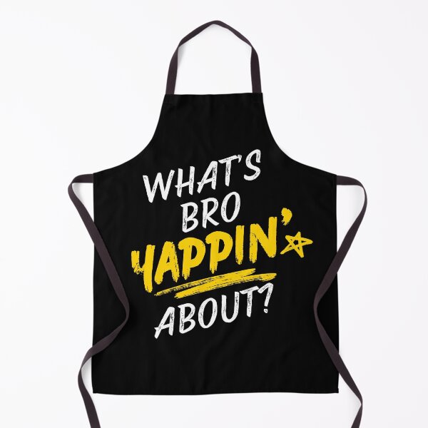 Item preview, What's Bro Yappin' About? Spraypaint designed and sold by Seeshellspace Designs.