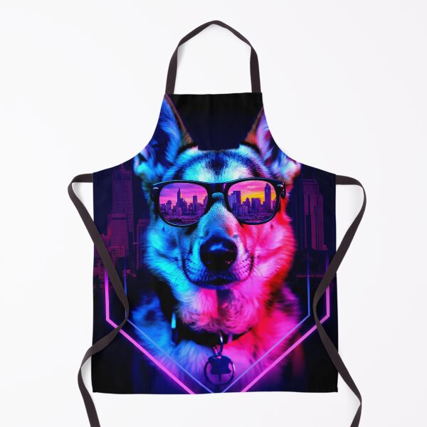 Artikelvorschau, Neonhund mit Stadtbild-Sonnenbrille entworfen und verkauft von Exodoi.