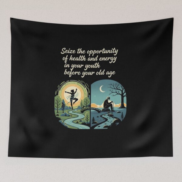 Item preview, Youth's Energy is a Bridge to a Gracious Old Age. Cross It Wisely.  designed and sold by artistic touch.
