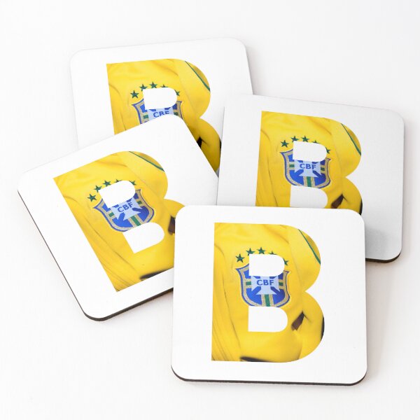 Item preview, Iconic CBF Shield on Brazil Jersey Letter B Sticker designed and sold by LOLENGLISH.