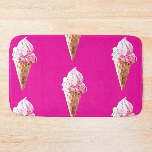 Item preview, strawberry icecream on waffle cone design designed and sold by ArtbyRushawna1.