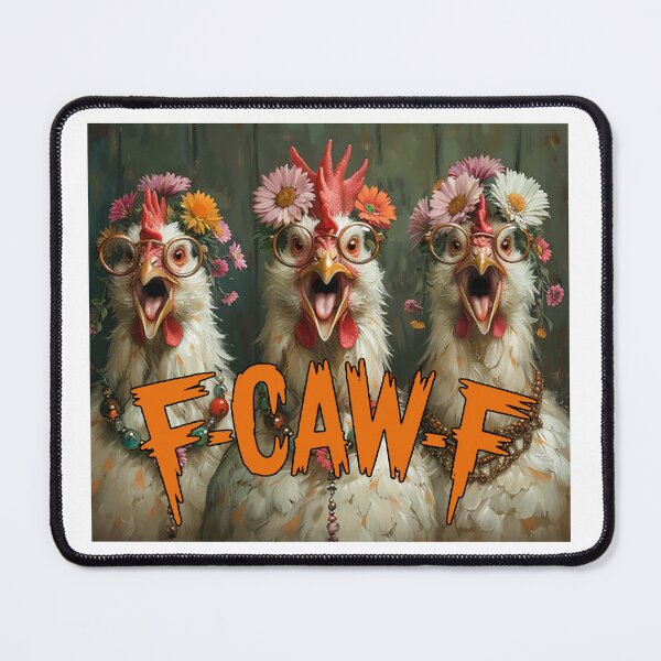 Item preview, F CAW F; Chicken Party; designed and sold by StickerApe.