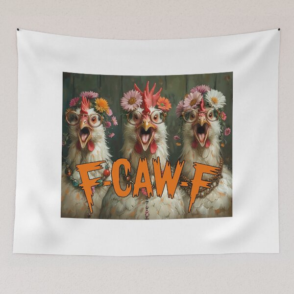 Item preview, F CAW F; Chicken Party; designed and sold by StickerApe.
