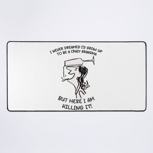 Item preview, Crazy Grandma Killing It! designed and sold by thedigitalrealm.