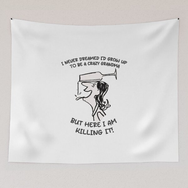 Item preview, Crazy Grandma Killing It! designed and sold by thedigitalrealm.