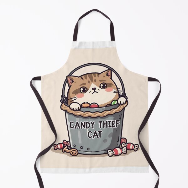Item preview, Candy Thief Cat designed and sold by PetJoyPrintsCO.