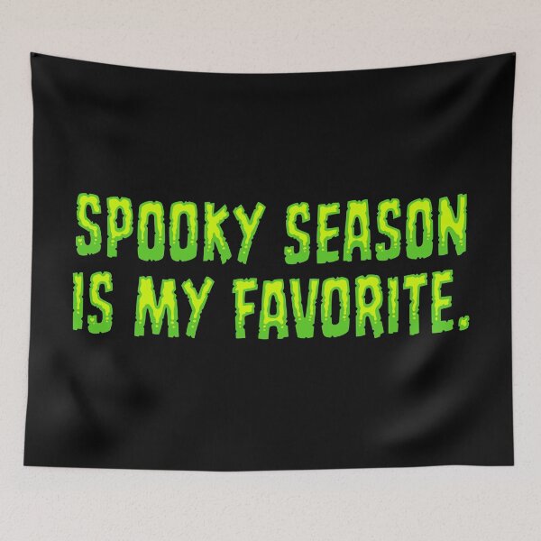 Item preview, Spooky Season Is My Favorite - Lime designed and sold by sillyjess.