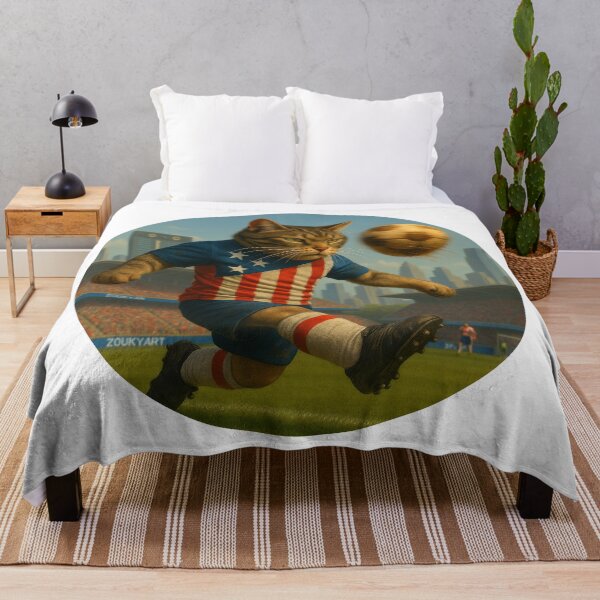 Item preview, American Soccer Cat – USA Inspired Power in New York designed and sold by Zouky.art.