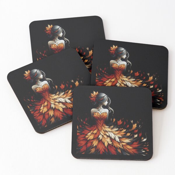 Item preview, Lady of the Autumn Tree Leaves designed and sold by Eclectic Monkey.