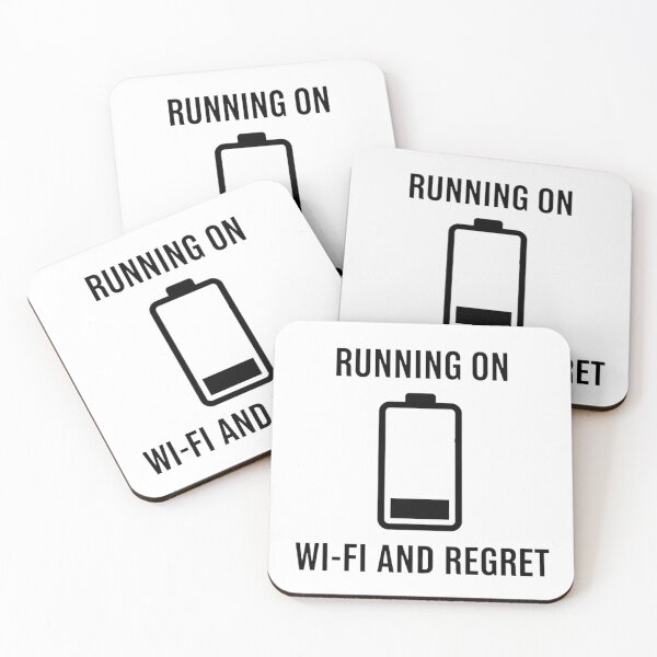 Item preview, Running On Wi-Fi and Regret designed and sold by DRAINEDDSGN.