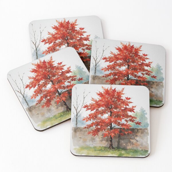 Item preview, Red Japanese Maple Study C designed and sold by Oldetimemercan.