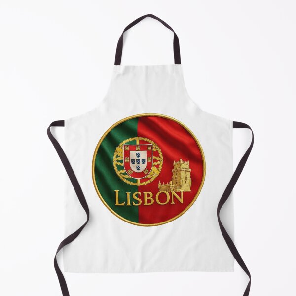 Item preview, Lisbon Portugal Flag Emblem - Golden Belém Tower Design designed and sold by Annika Shurafa.